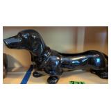 Mcm Ceramic Dachshund Planter
