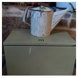 Green Painted Wooden Crate With Bottle Opener.