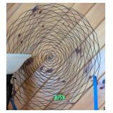 Spiral Metal Bowl Wall Art 30' Wide