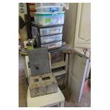 Vinyl Cabinet, Metal Bakers Brand Baking Powder