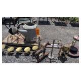 Galvanized Water And Can, Heavy Duty Dolly,