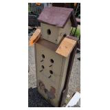 Delaware Blue Hen Paint Decorated Birdhouse 14.5