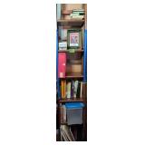 Bookshelf With Books. The Backyard Beekeeper,