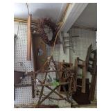Decorative Wall Mount Ladder Shelves, Winder,