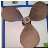 Heavy Brass Ship Propeller 16' Wide