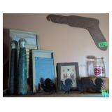 Wood Juggling Pins, Wood Washboards, Chickens