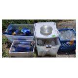 Cobalt Glass, Clear Glass, Pressed Glass, Blue
