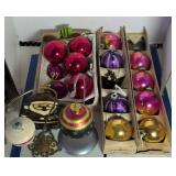 Vtg Christmas Ornaments. Shiny Brite Etc