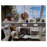 Lobster Plate, Seashells, Faux Lemon Tree,