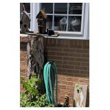 Decorative Bird Houses, Basket Stand, Garden Hose