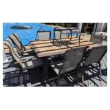 Hampton Bay Tile Top Patio Table 64x41', 7