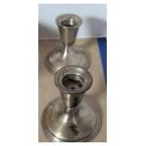 Sterling Silver Weighted Candlestick Holders