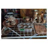 Copper Teapots, Copper Serving Tray, Copper Mugs,