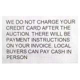 We Do Not Charge Your Credit Card After The