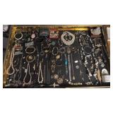 Showcase Lot Estate Costume Jewelry. Monet,