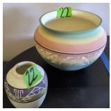 2 Sorry Native American Pottery Bowls. Up To