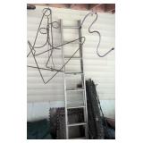 Aluminum Extension Ladder, Rubber Floor Mats,