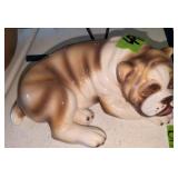 Ceramic Bulldog Figurine 14' Long
