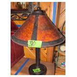 Arts & Crafts Mission Style Table Lamp. 20' Tall,