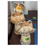 2 Jim Shore Angel Figurines. Joyous Sounds Of The