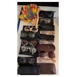 Sunglasses, Eyeglasses, Ladies Fan Folding Hat