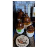 Canister Set, Bea's Kitchen Trivet, Marble Paper