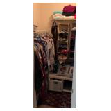 Ladies Clothing In Closet. Shoes Size 4142, Faux