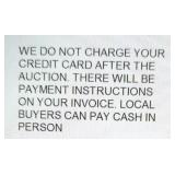 We Do Not Charge Your Credit Card After The