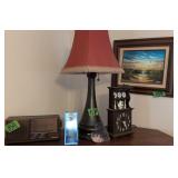 Panasonic Clock Radio, Table Lamp, Step Back