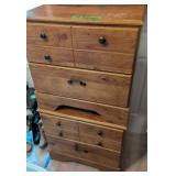 Pair Of Nightstands. Damage To Tops. 25x16x25'.