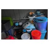 Pull Chemicals, Plastic Storage Totes, Art Glass
