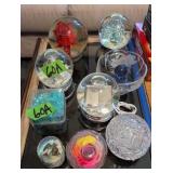 Paperweights, Peacock, Religious, Flowers,