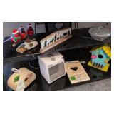 Decorative Bird Houses, Religious Wall Plaque,