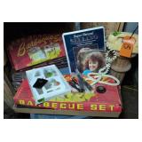 Vtg Nos Barbecue Set, Super Natural Selling, Lush