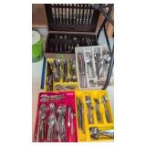 Mixed Flatware. Community Plate, Rogers, Mcm