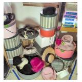 Collection Of Women's Hats, Hat Boxes. Third
