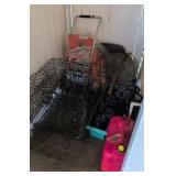 Crab Trap, Fuel Can, Trash Cans,  Rolling Cart,