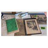 Pencil Signed Etching Alexander Stern, Building