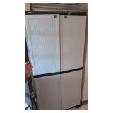 Vinyl Storage Closet, Carpet Squares,