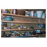 Galvanized Buckets, Flashlight, Hand Tools,