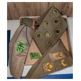 Boy Scouts Patches, Hat, Belt. Third Floor