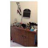 Wood Mcm Cabinet, Hand Tools, Work Light,