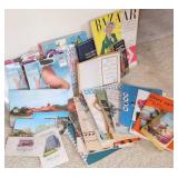 Vtg New Old Stock Panty Hose, Souvenir Postcards,