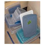 Plastic Storage Containers. Second Floor