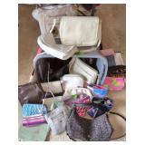 Ladies Purses, Makeup Bags, Gray Plastic Storage