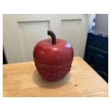 LONGABERGER collectors club red apple basket