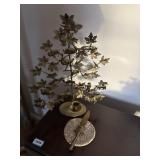 brass dagger and tree of life candle stick holder