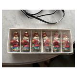 set of 6 nutcracker ornaments living room