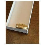 14 karat gold wedding band  weighs 6 grams
