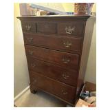 wood dresser 7 drawers, with keys  37'x22'x53'tall